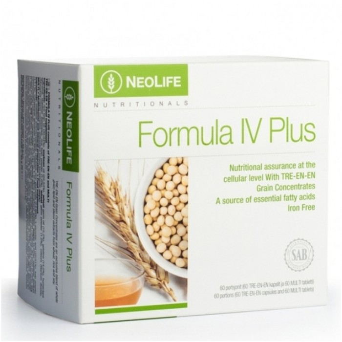 Formula IV Plus NeoLife polivitaminų ir mineralų maisto papildas (60 kapsulių/tablečių)