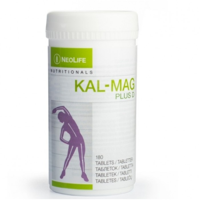 Kal-Mag Plus D NeoLife maisto papildas - kalcis, magnis ir vit. D3 (180 tablečių)